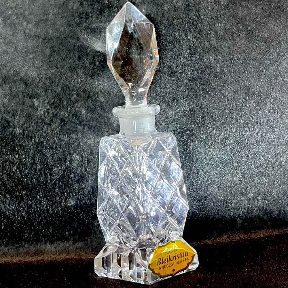 Crystal perfume bottle